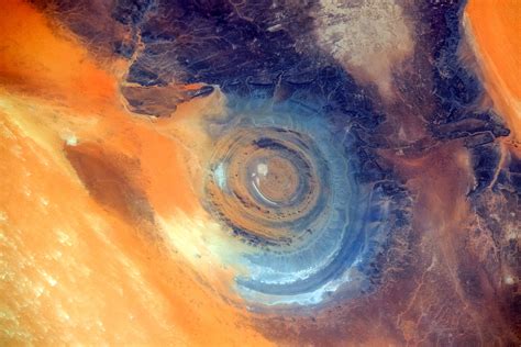 eye in the desert of sahara