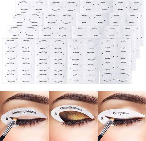 Eye makeup stencils