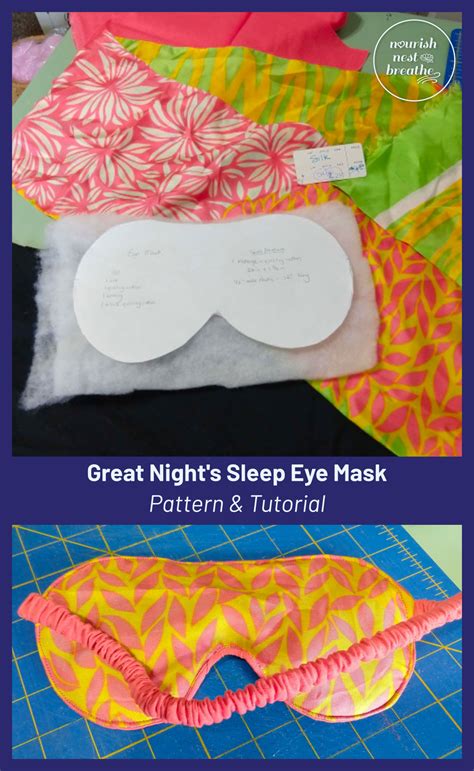 Eye Mask Pattern Tutorial