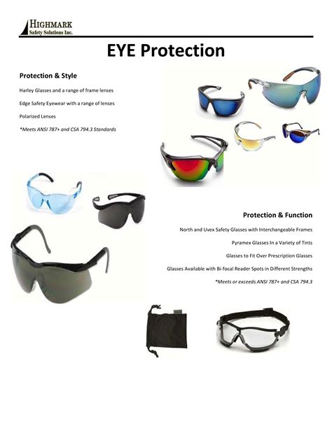 Eye Protector Specs