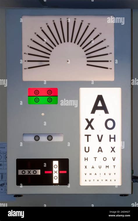 Eye Test Chart Light Box