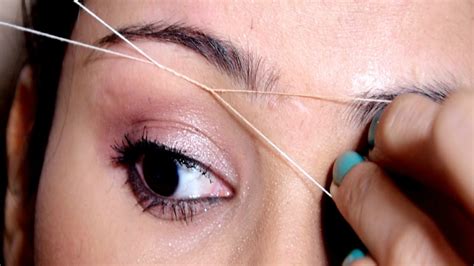 Eyebrow Threading At Home Without Thread