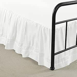 Eyelet Dust Ruffle With Split Corners