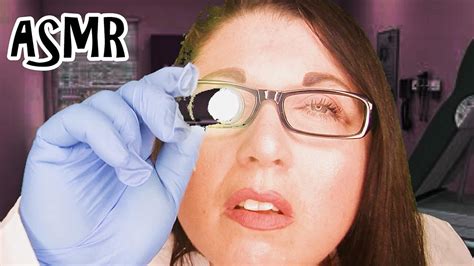 eyes exam asmr light