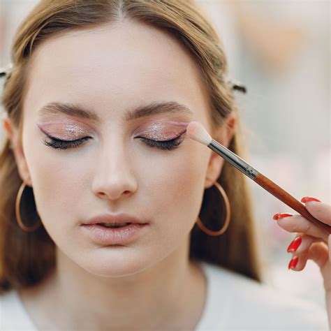 Eyeshadow Makeup On Hand