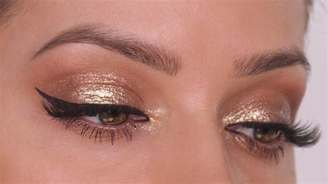 Eyeshadow Tutorial Gold And Black