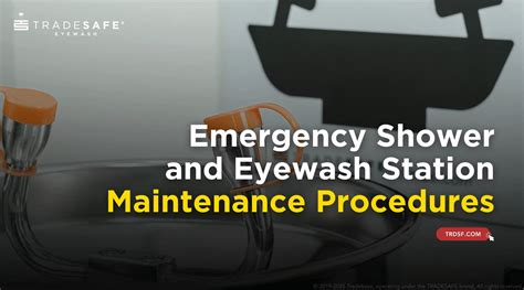 Eyewash Station Maintenance