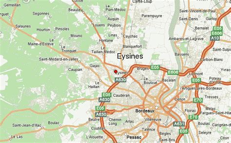 Plan Eysines carte ville Eysines