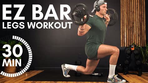 Ez Curl Bar Leg Exercises