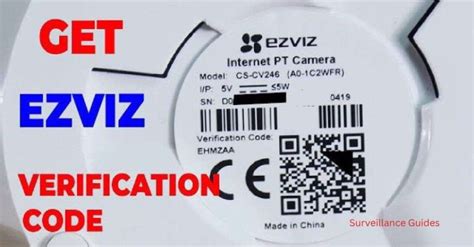 ezviz verification code location