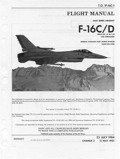 f 16 flight manual