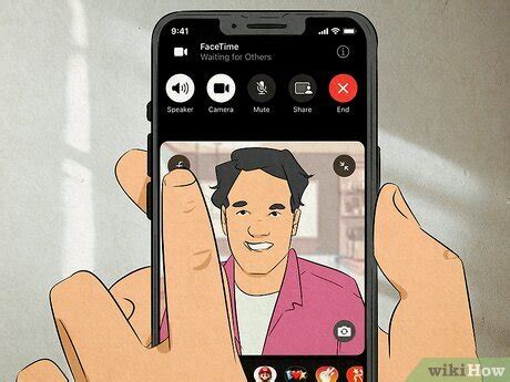 f Icon on FaceTime in iOS 17