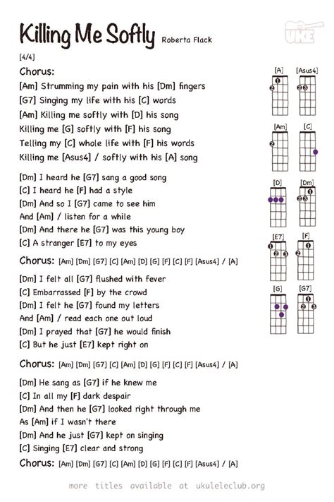 f chords and lyrics for ukulele