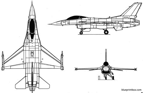 f-16c blueprint