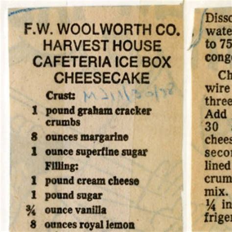 f.w. woolworth cookbook