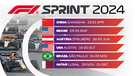 f1 2024 sprint races schedule