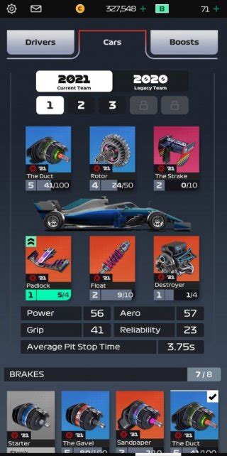 f1 clash best car setup 2023
