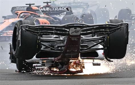 F1 Crash Silverstone Today