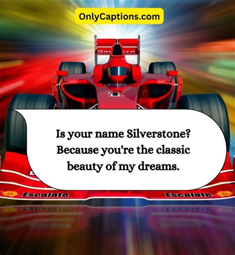 f1 pick up lines