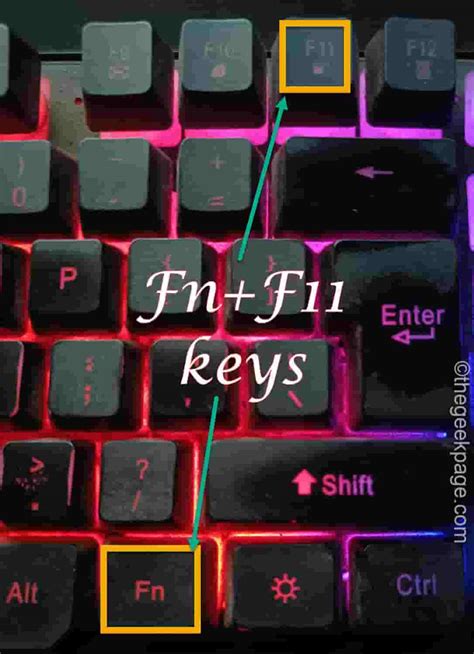 f11 key in windows 11