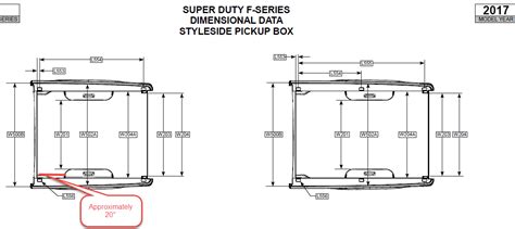 f150 bed width between wheel wells