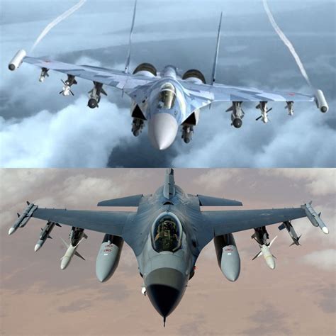 f16 vs russian jets