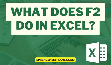 F2 Doesn't Work In Excel