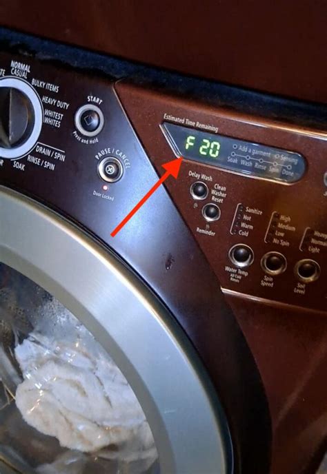 Whirlpool Washer Code F20 Troubleshooting Guide How To Fix It