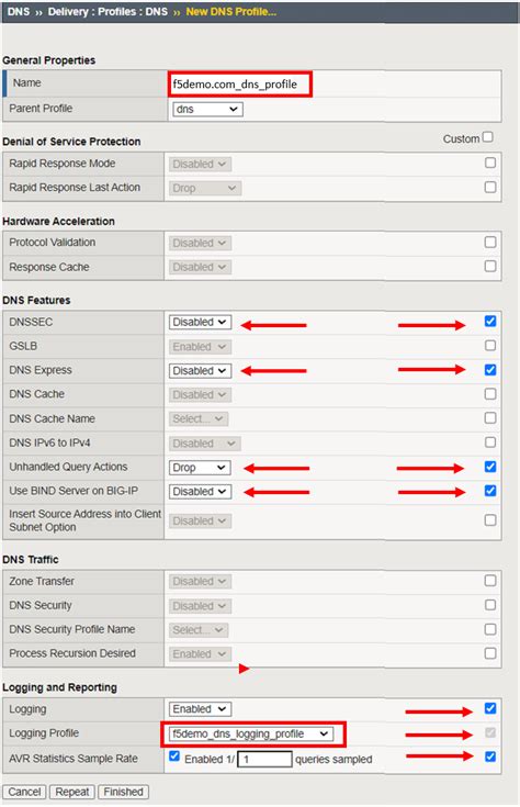 F5 Request Logging Profile Template Example