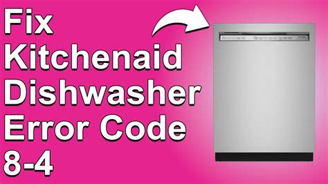 F8 E4 Error Code Kitchenaid Dishwasher