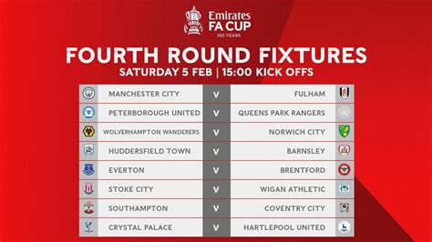 fa cup fixtures 4th round