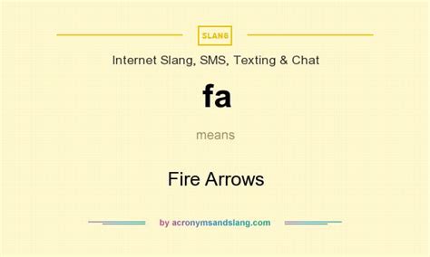 fa meaning in text