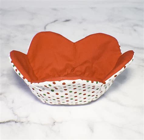 Quilted Microwave Bowl Cozy Free Pattern Small sewing projects