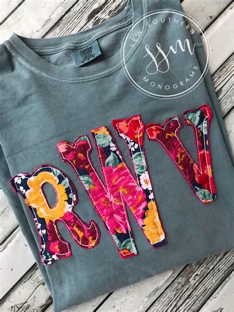 Fabric Applique Monogram