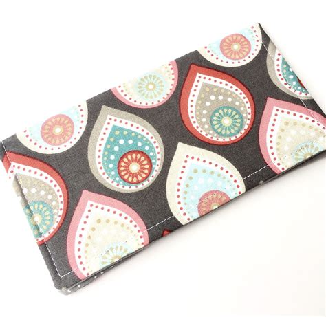 fabric checkbook covers