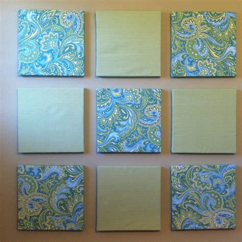 Fabric Covered Canvas