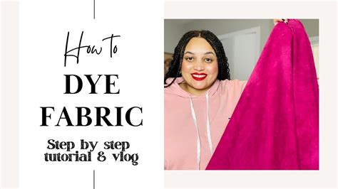 Fabric Dye Tutorial