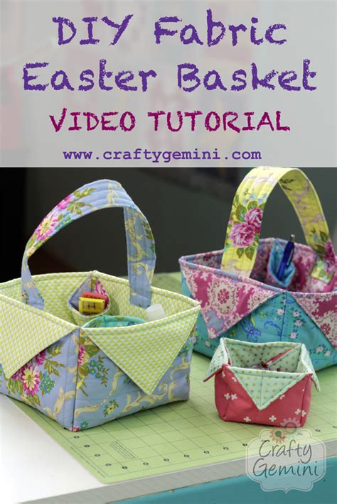 Fabric Easter Basket Tutorial