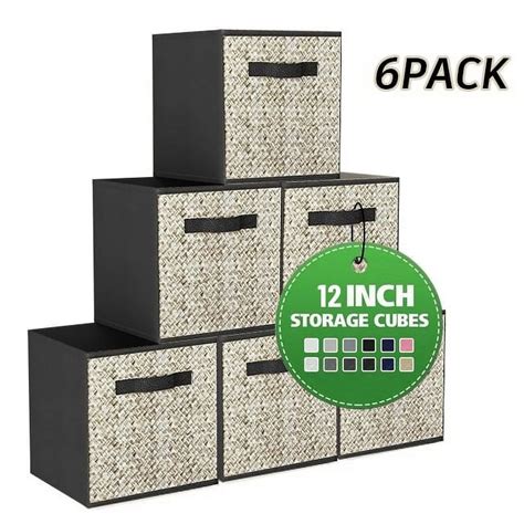 Fabric Folding Storage Cubes