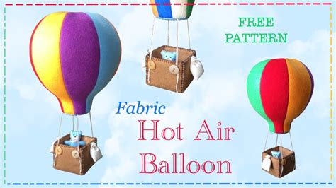 fabric hot air balloon pattern