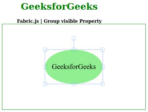 Fabric Js Group Example