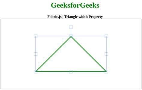 Fabric Js Triangle