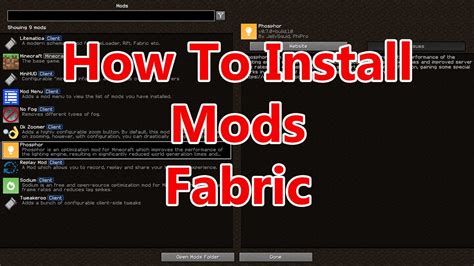 fabric minecraft client download