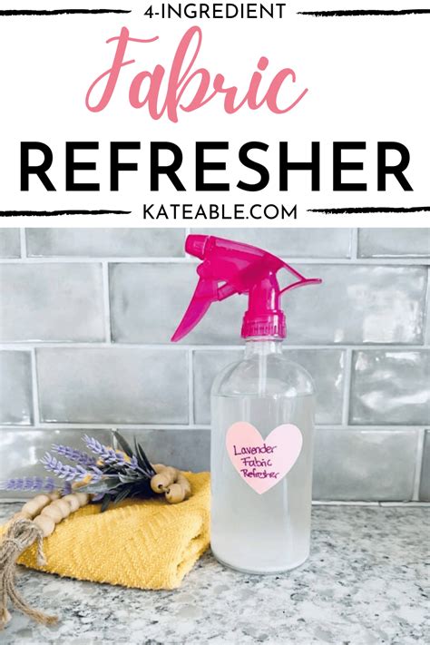 Fabric Refresher Diy