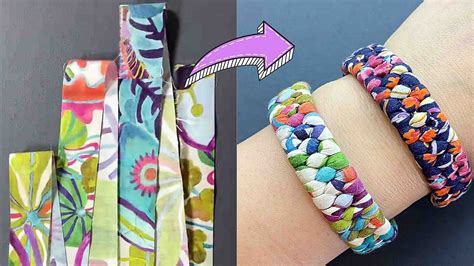 Fabric Scrap Bracelet Tutorial