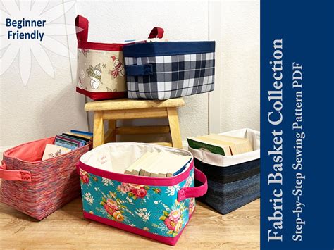 Fabric Storage Basket Pattern