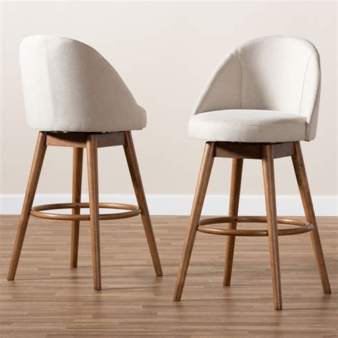 fabric swivel bar stools