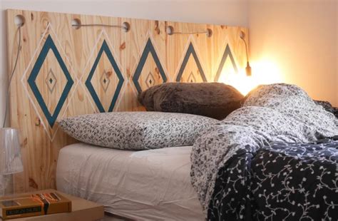 1001 + idées pour fabriquer une tête de lit en bois originale Idee