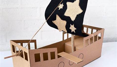 Fabriquer Un Bateau Pirate En Carton - GreatestColoringBook.com