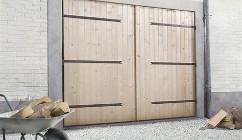 Fabriquer une porte de garage coulissante en bois La